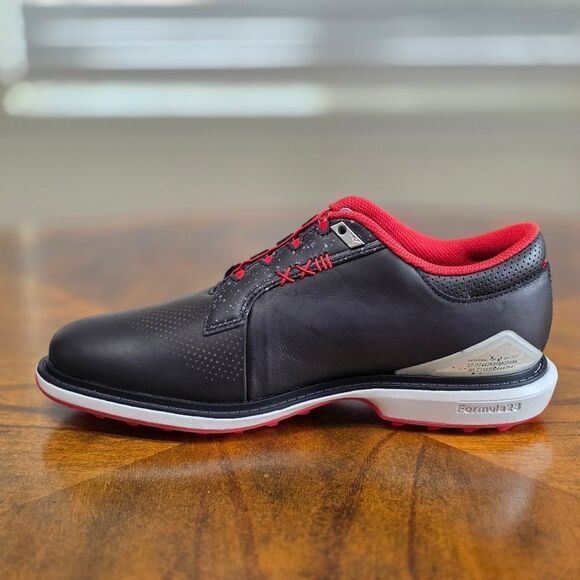 Nike Jordan ADG 5 Wide Low Bred Golf Shoes Women's 9.5 New Black Red FQ7874-001 - Picture 8 of 15